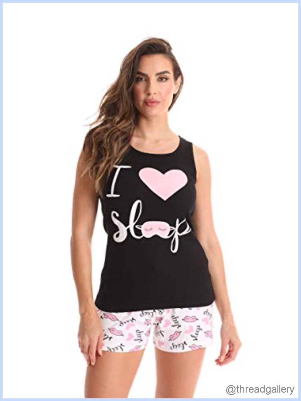 Just Love Women's 2-Piece Tank & Short Pajama Set 100% Cotton Jersey